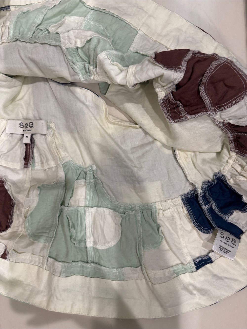 Sea Patchwork Cari Cotton Tank Top - Picture 3 of 3